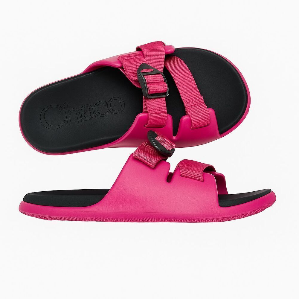 Chaco Chillos Slide Sandals Size 3 34 EU Pink Girls Comfort Beach Poolside